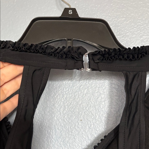 WHITE STAG Black one piece swimsuit. Full coverage with half skirt. Sz.1x/16. - Picture 7 of 14